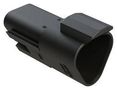 AUTOMOTIVE HOUSING, RCPT, 3POS, 13A, BLK AT04-3P-BLK