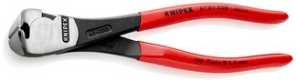 KNIPEX 67 01 200 High Leverage End Cutting Nipper plastic coated black atramentized 200 mm 67 01 200 4003773040637