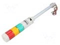 Signalling column; red/amber/green; LED; 24VDC; IP54; STG40L; ABS QLIGHT STG40LBZ324RAG