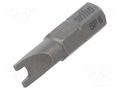 Screwdriver bit; spanner; SP8; Overall len: 25mm; STANDARD WIHA WIHA.27066