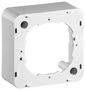 Surface Frame for Antenna Wall Sockets - 1-piece surface-mounted frame in white 67042