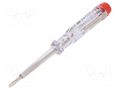 Voltage tester; insulated; slot; SL 3; Blade length: 60mm; 250VAC WIHA WIHA.05271
