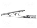 Crocodile clip; 10A; Grip capac: max.7.9mm; Socket size: 4mm MUELLER ELECTRIC BU-60