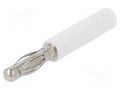 Adapter; white; 70VDC; 10A; 42.5mm; Insulation: polyamide; -25÷80°C SCHÜTZINGER A40-20NI-WS
