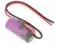 Battery: lithium (LTC); 2/3AA,2/3R6; 3.6V; 1500mAh; Ø14.7x33.5mm TADIRAN SL-761/FL