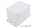 Enclosure: multipurpose; X: 90mm; Y: 115mm; Z: 80mm; polycarbonate GAINTA G221MF-IP67