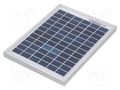 Photovoltaic cell; polycrystalline silicon; 251x186x17mm; 5W CELLEVIA POWER CL-SM5P