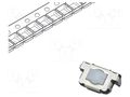 Microswitch TACT; SPST; Pos: 2; 0.02A/12VDC; SMT; 6x3.5x3.5mm PANASONIC EVQP44B3M