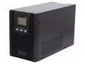 Power supply: UPS; 800W; 1kVA; 230V; 144x246.5x215mm; IEC C13 x3 IPS TS1-LI-1K0-MC-BC24