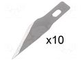 Scalpel; 10pcs. NEWBRAND NB-SCALPEL01-P