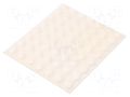 Self-adhesive foot; H: 5.1mm; white; polyurethane; Dim: Ø11.2mm 3M SJ5003/WH