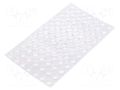 Self-adhesive foot; H: 3.3mm; transparent; polyurethane; Bumpon 3M SJ5378/CL