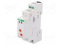 Timer; 0,1s÷24days; SPDT; 10A; 230VAC; for DIN rail mounting; IP20 F&F PCA-512-230V