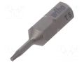 Screwdriver bit; Torx®; TX05; Overall len: 25mm; STANDARD WIHA WIHA.01711