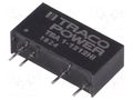 Converter: DC/DC; 1W; Uin: 10.8÷13.2VDC; Uout: 12VDC; Iout: 84mA TRACO POWER TBA1-1212HI