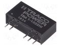 Converter: DC/DC; 1W; Uin: 10.8÷13.2VDC; Uout: 12VDC; Uout2: -12VDC TRACO POWER TBA1-1222HI