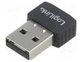 PC extension card: WiFi network; USB 2.0; 433Mbps; 10m LOGILINK WL0237