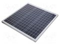 Photovoltaic cell; polycrystalline silicon; 540x510x25mm; 40W CELLEVIA POWER CL-SM40P