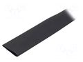 Heat shrink sleeve; glueless; 4: 1; 24mm; black; polyolefine CYG/KTG CB-HFT24-4X/50M-BK