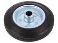 Transport wheel; Ø: 160mm; W: 25mm; 150kg; rubber; CSG; -20÷60°C RADER CSG-160/20W