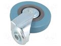 Transport wheel; Ø: 125mm; W: 27mm; H: 155mm; torsional; 80kg; steel RADER CKMA-PG-125S