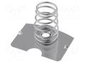 Spring contact; C,R14; Batt.no: 1; push-in; Contacts: steel COMF 201B