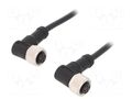 Cable: for sensors/automation; PIN: 5; with metal nut; plug; 60V AMPHENOL LTW M12A05FR12AFRSD001