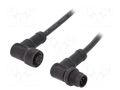 Cable: for sensors/automation; PIN: 5; with plastic nut; plug; 60V AMPHENOL LTW MSBP05MRSBPFRSD001