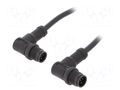 Cable: for sensors/automation; PIN: 5; with plastic nut; plug; 60V AMPHENOL LTW MSBP05MRSBPMRSD001