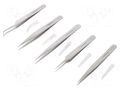 Kit: tweezers; for precision works; 5pcs. LINDSTRÖM SA.9857