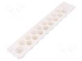 Multigate grommet; elastomer thermoplastic TPE; white; IP30; HTP HT HI TECH POLYMERS HTP-18-TPE