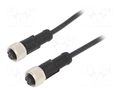 Cable: for sensors/automation; PIN: 5; with metal nut; plug; 60V AMPHENOL LTW M12A05FL12AFLSB001