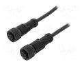 Cable: for sensors/automation; PIN: 5; with plastic nut; plug; 60V AMPHENOL LTW MSBP05FLSBPFLSB001