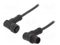Cable: for sensors/automation; PIN: 5; with plastic nut; plug; 60V AMPHENOL LTW MSBP05MRSBPFRSB001