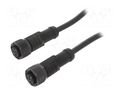 Cable: for sensors/automation; PIN: 4; with plastic nut; plug AMPHENOL LTW MSDP04FLSDPFLSD001