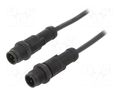 Cable: for sensors/automation; PIN: 4; with plastic nut; plug AMPHENOL LTW MSDP04MLSDPMLSB001