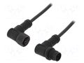 Cable: for sensors/automation; PIN: 4; with plastic nut; plug AMPHENOL LTW MSDP04MRSDPFRSB001