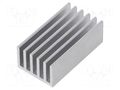 Heatsink: extruded; grilled; aluminium; L: 37.5mm; W: 21mm; H: 14mm FISCHER ELEKTRONIK SK653/37.5/AL
