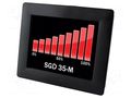 Voltmeter; digital,mounting; 0÷40V; on panel; 320x240; PanelPilot LASCAR SGD35-M