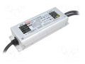 Power supply: switching; LED; 74.9W; 107÷214VDC; 175÷350mA; IP65 MEAN WELL ELG-75-C350AB