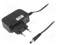 Power supply: switching; mains,plug-in; 9VDC; 1A; 9W; Out: 5,5/2,5 CELLEVIA POWER CLW-0909-W2E-ER25