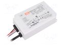 Power supply: switching; LED; 63W; 27÷36VDC; 180÷295VAC; IP67; 85% MEAN WELL ODLC-65-1750DA