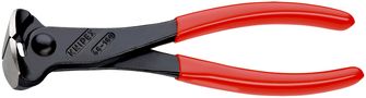 KNIPEX 68 01 180 End Cutting Nipper with plastic coating black atramentized 180 mm 68 01 180 4003773013808