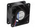 Fan: DC; axial; 12VDC; 60x60x25mm; 29m3/h; 29dBA; ball; 4550rpm EBM-PAPST 622M
