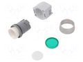 Switch: push-button; 22mm; Stabl.pos: 1; green; none; IP65; flat EAO 704.012.5