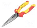 Pliers; insulated,half-rounded nose,universal; steel; 200mm WIHA WIHA.33178