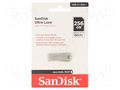 Pendrive; USB 3.2; 256GB; R: 150MB/s; ULTRA LUXE; silver; USB A SANDISK SDCZ74-256G-G46