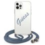 Guess GUHCP12LCRTVSBL iPhone 12 Pro Max 6.7&quot; blue/blue hardcase Script Vintage, Guess 3700740495414 3700740495414