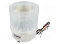 Signaller: lighting; continuous light,blinking light; SMCL; IP44 QLIGHT SMCL125-3-24-RAG