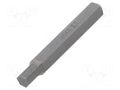 Screwdriver bit; hex key; HEX 3mm; Overall len: 28mm; MICRO WIHA WIHA.40620